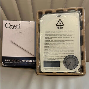 Ozeri Digital Kitchen Scale Food Scale Meal Prep Baking